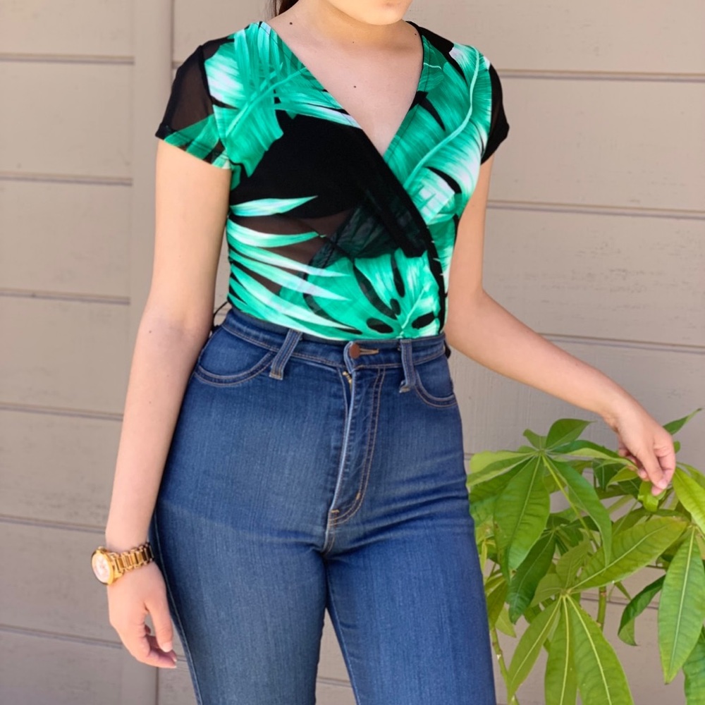Green Body Suit